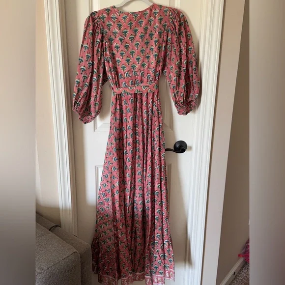 Marea Pink Floral Maxi Dress - Picture 5 of 9